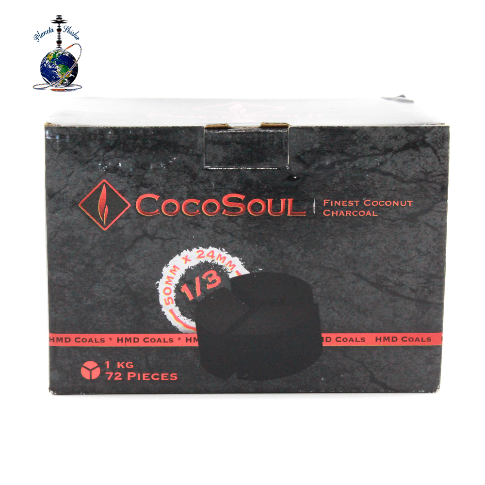 Carbón CocoSoul Circle-3 1Kg - Planeta Shisha
